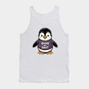 Penguin funny - spooky but sweet Tank Top